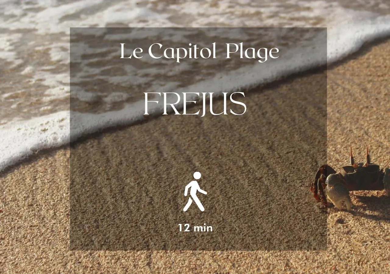 Appart T4 - 6 Pers, Park, 800 M Plage - Capitalchic Services Frejus