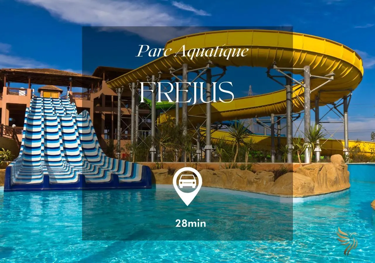 Appart T4 - 6 Pers, Park, 800 M Plage - Capitalchic Services Frejus Apartment